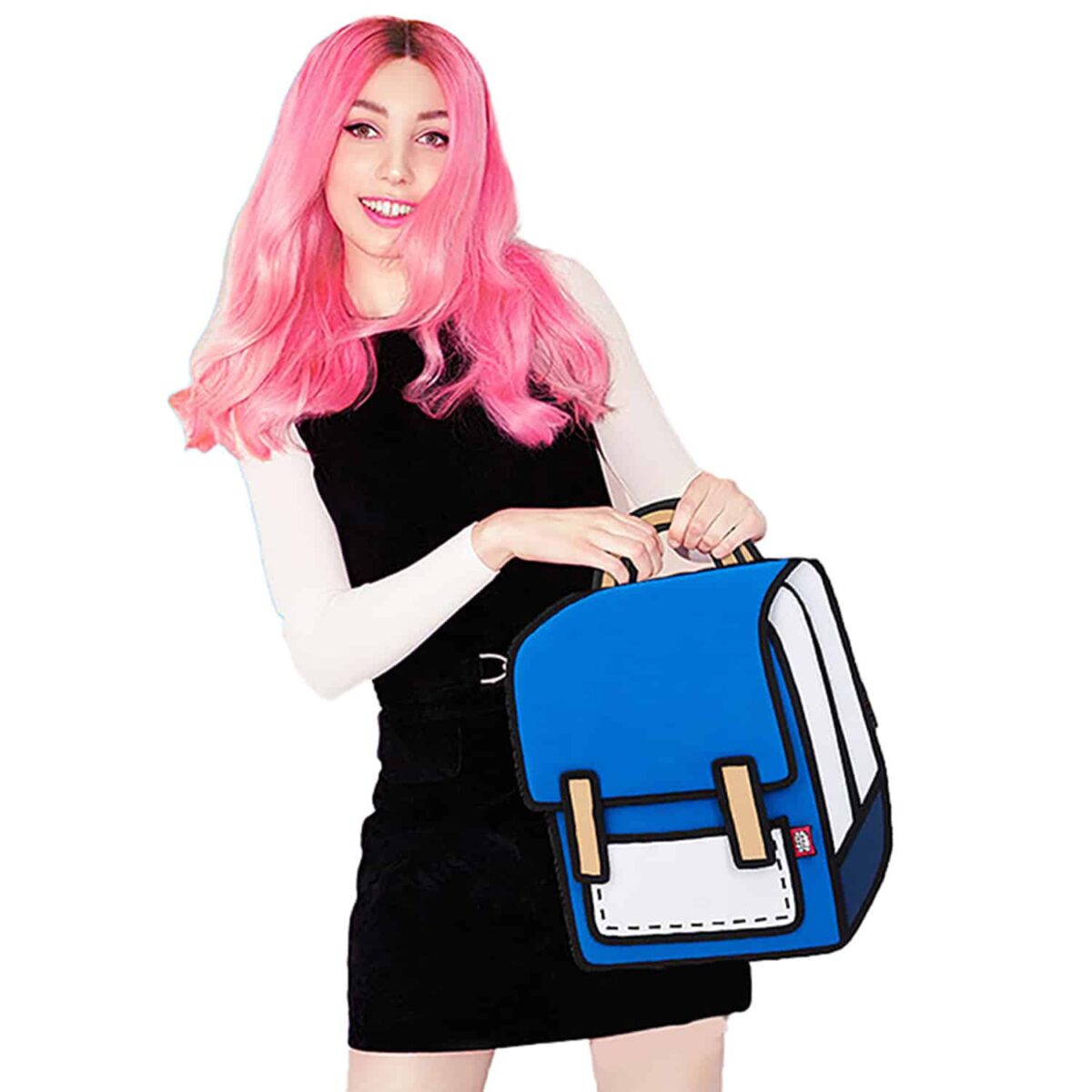 Classic Spaceman Cartoon Backpack – Fun 2D Bag - Image 4