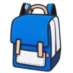 Classic Spaceman Cartoon Backpack – Fun 2D Bag - Image 5