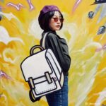 Classic Spaceman Cartoon Backpack – Fun 2D Bag - Image 2