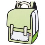 Classic Spaceman Cartoon Backpack – Fun 2D Bag - Image 7