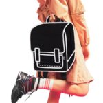 Classic Spaceman Cartoon Backpack – Fun 2D Bag - Image 3