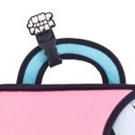 Wide Spaceman Cartoon Backpack – Fun 2D Bag - Image 4