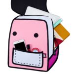 Wide Spaceman Cartoon Backpack – Fun 2D Bag - Image 5