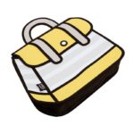 Funny Striped 2D Cartoon Handbag - Image 3