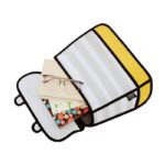 Funny Striped 2D Cartoon Handbag - Image 5