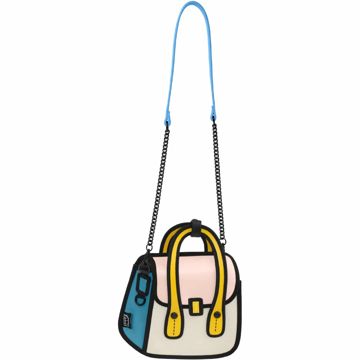 Junior Owl Metal Chain Bag-Fun 2D Cartoon Style - Image 3