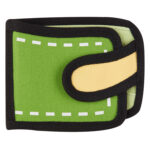 Poketto Wallet-2D Cartoon Design Short-green-1 (1)